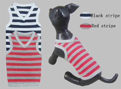 Sweet-heart neck stripe tank