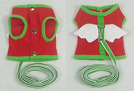 Angle wing Dog Harnesses with leads
