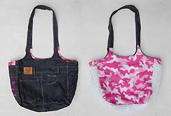 Denim Fashion Bag blue