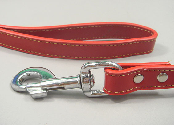 Red Leather Leash